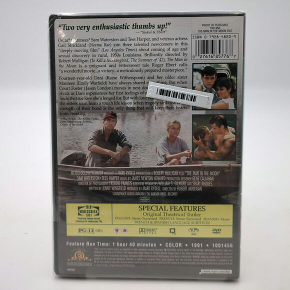 The Man In The Moon DVD 1991 Reese Witherspoon Sam Waterston Tess Harper New - Picture 2 of 2